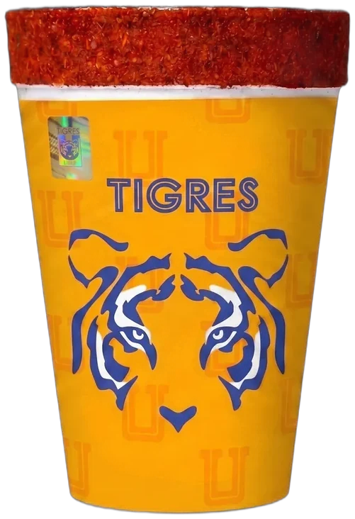 Vaso Escarchado oficial Tigres